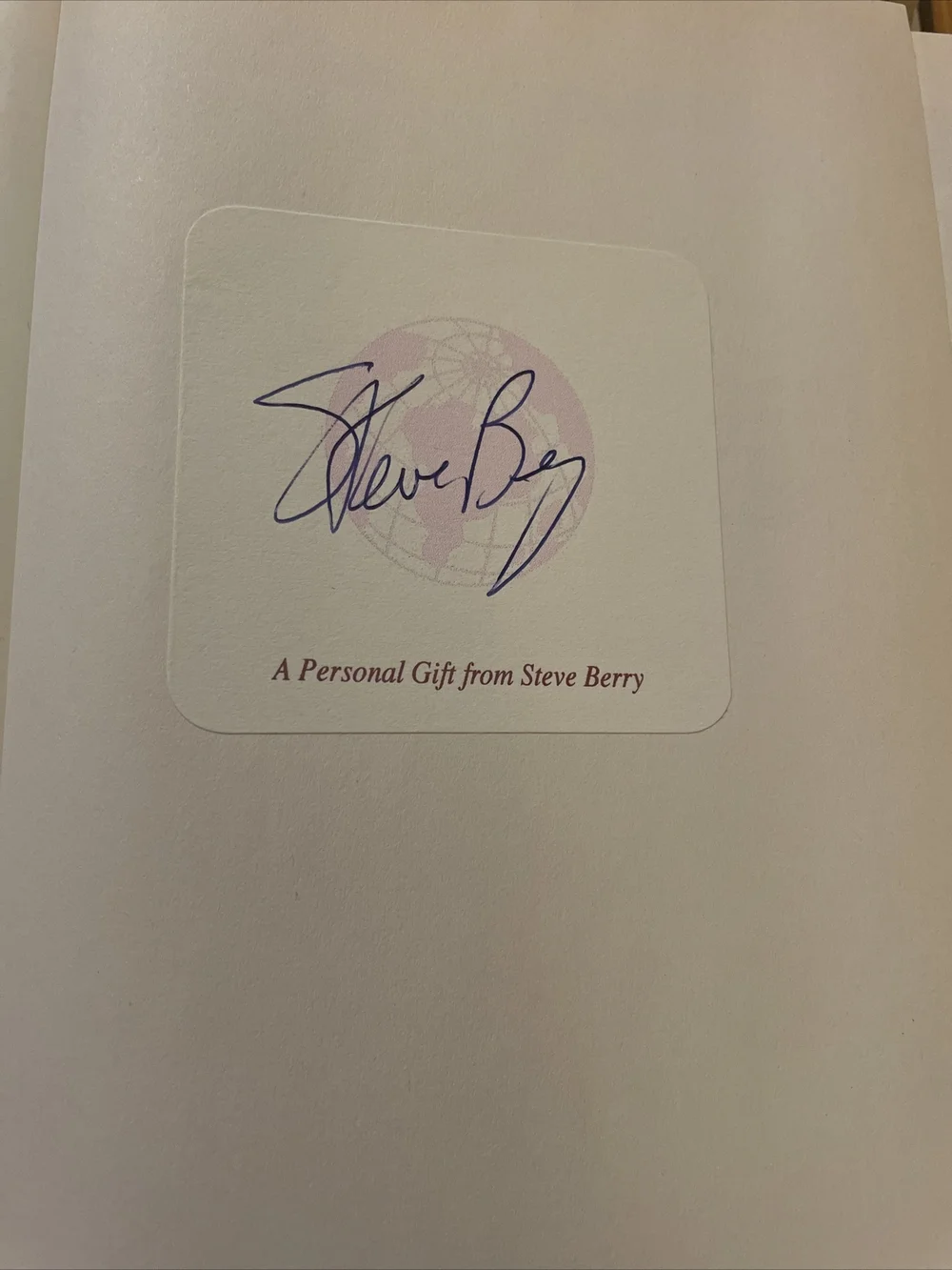 Steve Berry - Lot of 4 SIGNED First Edition Lost Order, Charlemagne Pursuit etc.